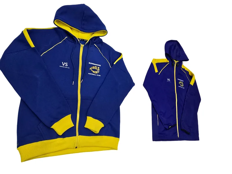 BRFC custom cotton zip-up hoodie and jacket, made by CustomHoodie (VS Wear)