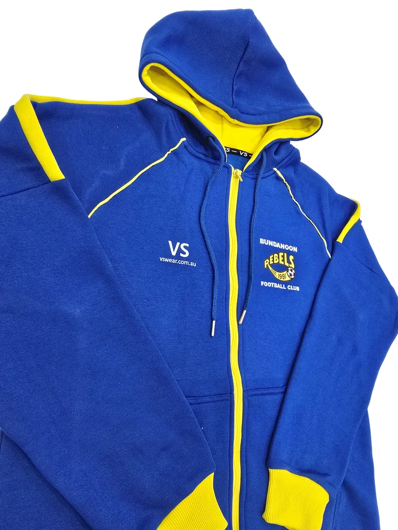 BRFC custom cotton zip-up hoodie, made by CustomHoodie (VS Wear)