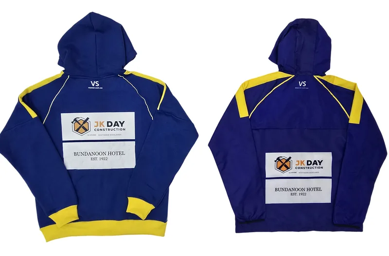 BRFC custom cotton zip-up hoodie and jacket, made by CustomHoodie (VS Wear)