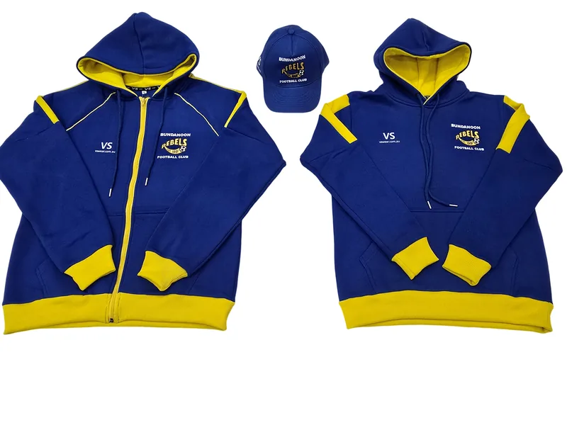 BRFC custom cotton zip-up hoodie and jacket, made by CustomHoodie (VS Wear)