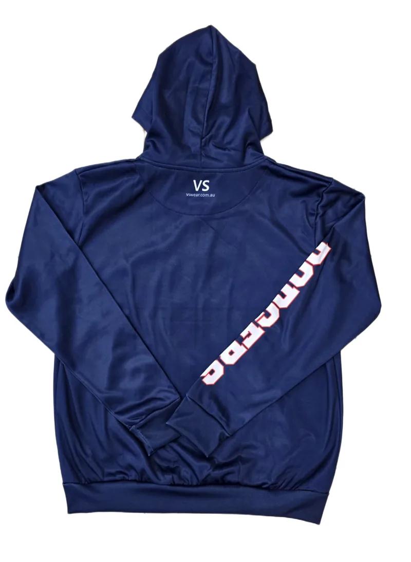 Dodgers Softball custom sublimated hoodie, made by CustomHoodie (VS Wear)