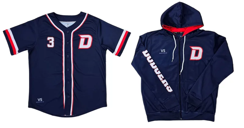 Dodgers Softball custom sublimated hoodie, made by CustomHoodie (VS Wear)