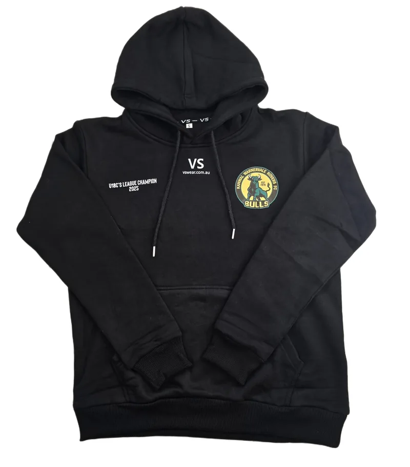 Kanwal Warnervale Rovers FC custom cotton hoodie, made by CustomHoodie (VS Wear)