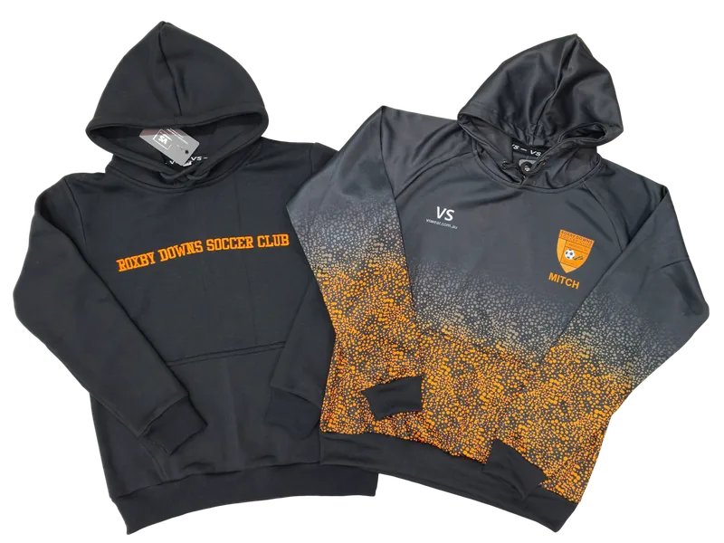 Roxby Downs Soccer Club custom cotton hoodie, made by CustomHoodie (VS Wear)