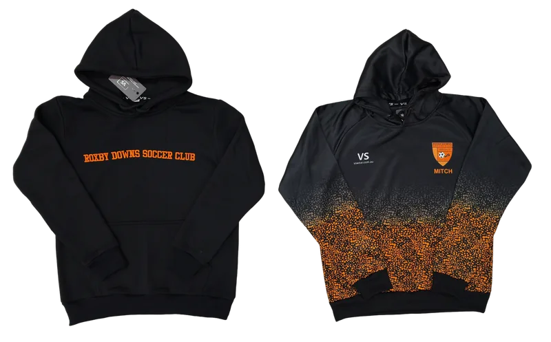 Roxby Downs Soccer Club custom cotton hoodie, made by CustomHoodie (VS Wear)